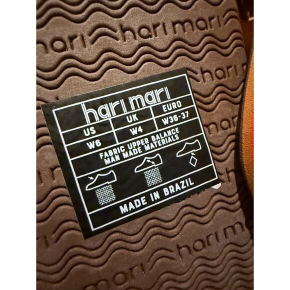 NWT Hari Mari Dunes Flip Flops in Cappuccino Women’s Sz. 6 - Picture 5 of 5